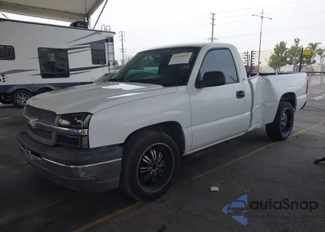 2004 Chevrolet Silverado 1500 Work Truck из США, поврежденный, VIN 1GCEC14V64Z280386